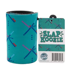 PDX Carpet Inspired Slap On Koozie - Multicolor Coaster & Tableware - Creative Design for a simple problem - keep hands warm and beverages cold