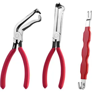 3 count Electrical Disconnect Pliers Automotive Electrical Terminal Connector Separator  Wire Plug Clip Remover Hose Clamp Plier for   SUVs