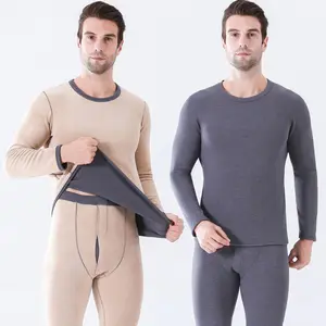 Premium Sherpa-Lined Thermal Underwear Set For Men With Advanced Thermal Heat Technology Heavy Duty Winter Workwear Comfort