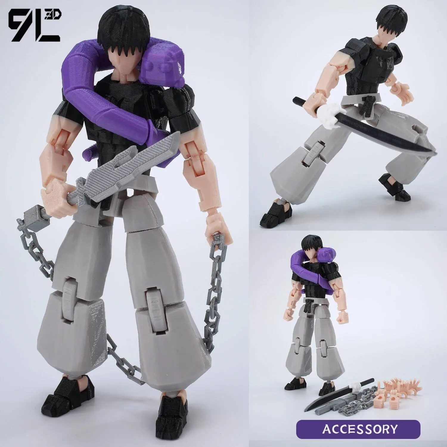 9L3D Dummy Titan13 Multi Jointed Figure Jujutsu Kaisen Collectible