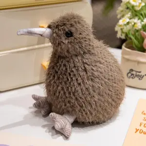 Creative Cute Long Beak Bird Plush Toy, Realistic Strange Bird Stuffed Animal, Ugly Adorable Kiwi Bird Doll Gift, Soft and Cozy