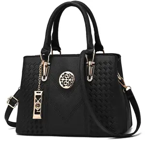 Women's Handbag with Double Top Handle Leather Handbags for Women with Shoulder Strap Crocdile Pattern Cross Body Tote Purses for Women with Multi Pockets Shoulder Travel Tote Bags for Women