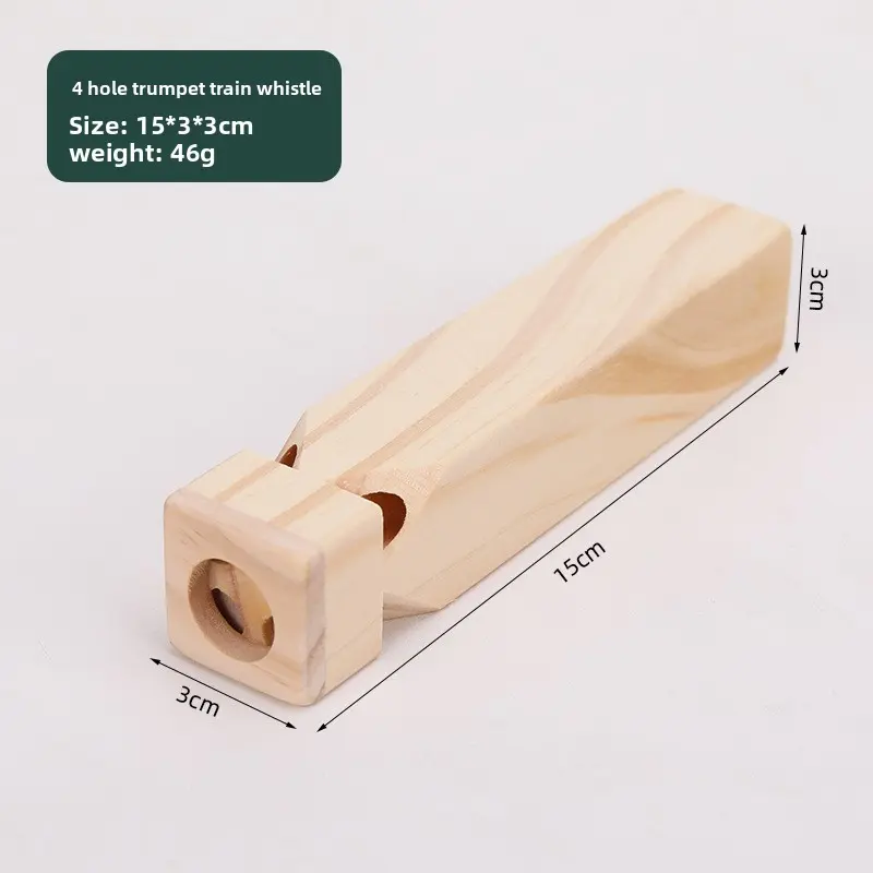 Four-hole small size 15*3*3cm (train whistle)