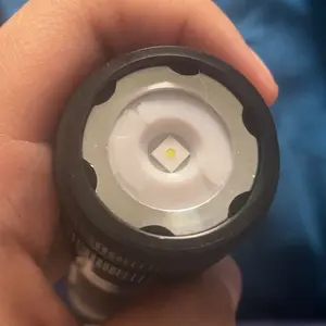 Tactical LED Flashlight - Ultra Bright Beam Rechargeable, 5 Modes, Zoomable Portable Working Lights for Camping, Hiking/Emergency Outdoor Use, Ideal Men's Gift, Led Light Tool, Mens Gifts