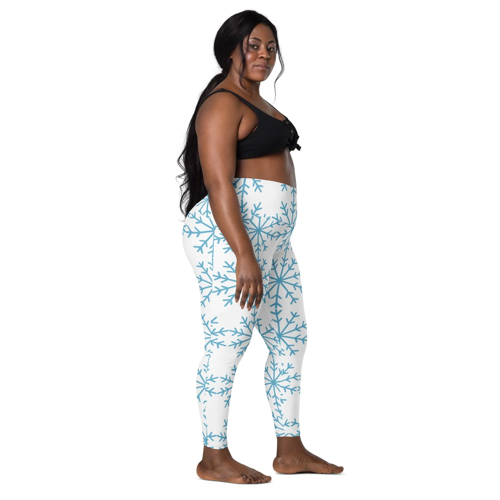 Snow Flake Leggings with pockets