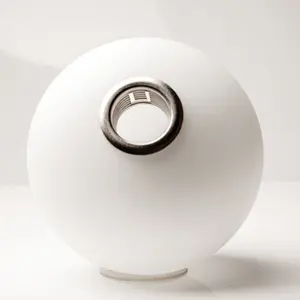 Elegant Glass Globe Light Cover, Chandelier, Diameter 8/15 Cm, DIY Replacement Bulb Not Included, Round Shape, Non-Electric Lighting Fixture