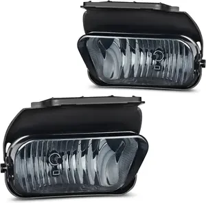 YITAMOTOR Fog Lights Compatible with 1999-2002 Chevy Silverado, 2000-2006 Suburban, 2000-2006 Chevy Tahoe Fog Lamps with 880 12V 27W Bulbs