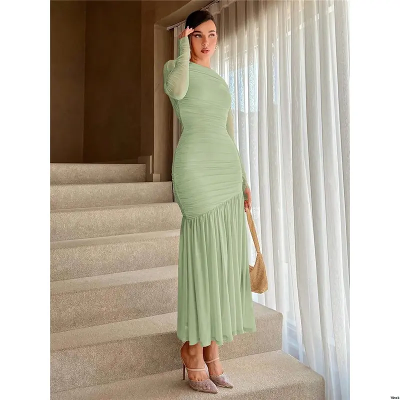green emerald velvet dress Green Plus Size Mixed Floral Patchwork V Neck Bracelet Sleeve Maxi Dre –  Blue Zone Planet