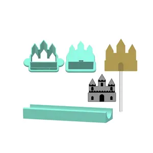 Castle Cake Pop Mold |Deluxe Cutter, Popper, and Tray Option