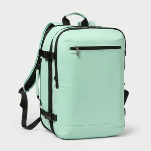40L Travel Backpack with Expansion - Open Story Sage Green