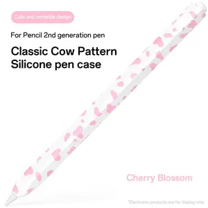Cow Pattern Silicone Stylus Case, Touchscreen Pen, 1 Count Anti-slip Stylus Protective Case, Tablet & Computer Accessories Compatible with Apple Pencil Pro