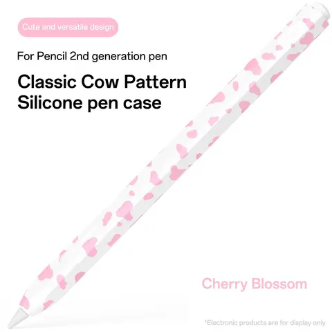 Cow Pattern Silicone Stylus Case, Touchscreen Pen, 1 Count Anti-slip Stylus Protective Case, Tablet & Computer Accessories Compatible with Apple Pencil Pro