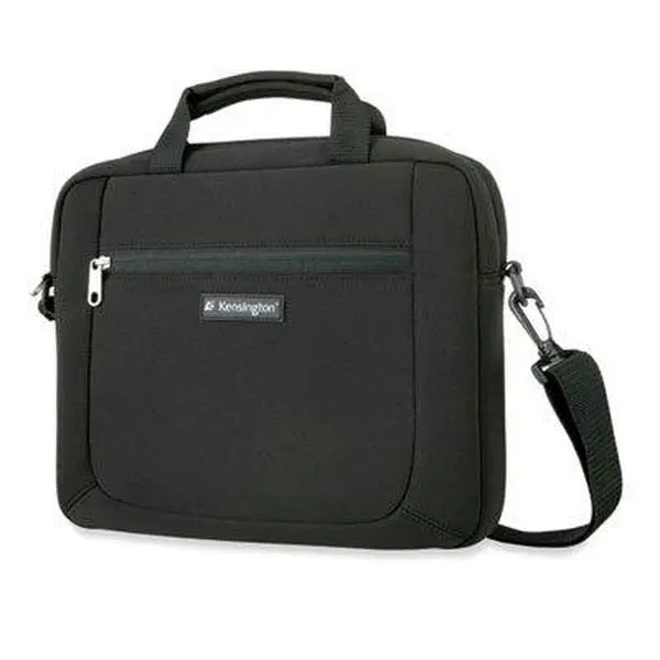 Kensington SP12 12-in Neoprene Laptop Sleeve - Synthetic Material, Organizational Pockets, Padded Comp., All-Seasons Protection for Adults, Notebook Users