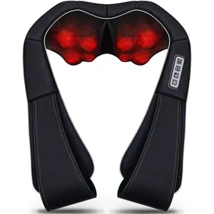 Heated Rollers Shiatsu Neck and Shoulder Massager with Heat - Deep Tissue Kneading, Auto Switch Off, Full Body Muscle Recovery, Deep Relief Personal Care Appliance for Mom, Relaxation Gift