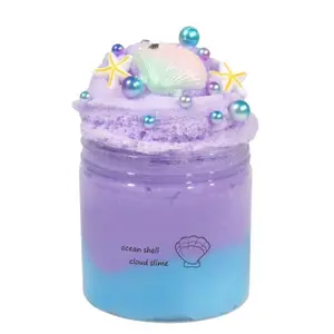 New silk slime, ocean shell-themed slime, handmade crystal slime, Star slime – the perfect party gift!