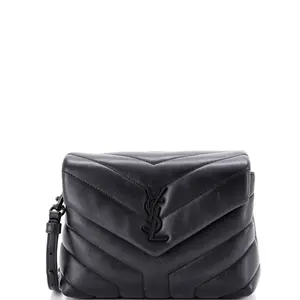 Pre-owned Yves Saint Laurent material Messenger Bags Saint Laurent Loulou Shoulder Bag Matelasse Chevron Leather Toy by Rebag