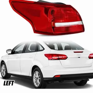2015 2016 2017 2018 Ford Focus Sedan 4-Door Driver Side Tail Light w/ Bulbs