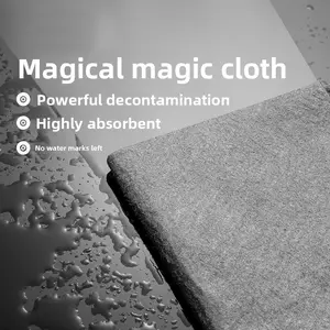 Thickened Magic Cleaning Cloth (30x20cm, 2/5/10pcs Set) - Streak-Free Reusable Microfiber Wipe, Lint-Free Glass Cleaning Rag for Windows, Mirrors & Cars, Non-Scratch Polish Towel for Stainless Steel