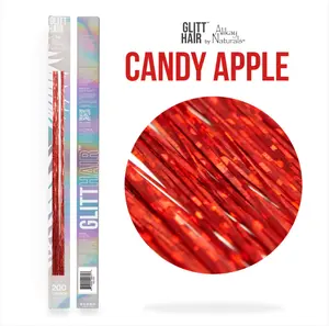 GlittHair  Tinsel - Candy Apple