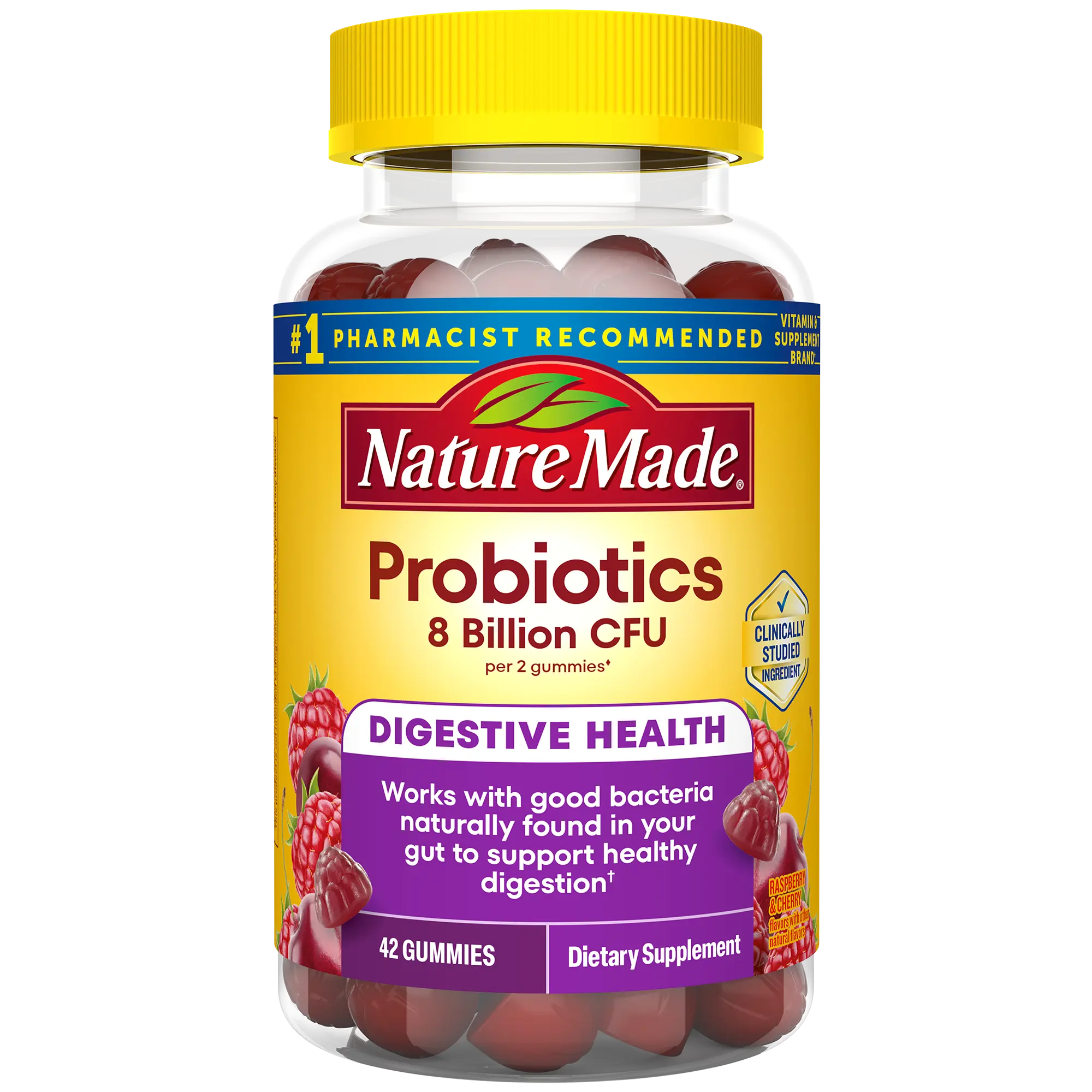 Digestive Probiotics 8 Billion CFU per 2 Probiotic Gummies Digestive Probiotics 8 Billion CFU per 2 Probiotic Gummies