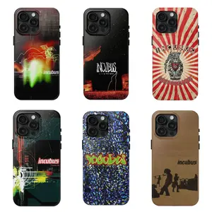 Trendy Rock Band Incubus Phone Case Compatible for iPhone 17 16 15 14 13 12 11 and for Samsung S21-S25 Perfect Gift for Rock Music Fans