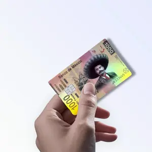 Banco de Mexico Holographic Credit Card Skin Debit Card Sticker Wallet Decal Cover Waterproof Vinyl Easy to Apply Art 2