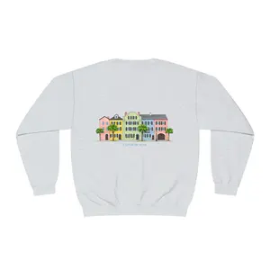 Rainbow Row | Charleston | Sweatshirt | Coastal Cottage | Cute |