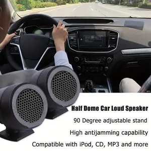20242pcs Car Tweeter Speakers Pre-wired Dome Audio System Super Loud Tweeter Speakers Auto Car Electronic Accessories2025