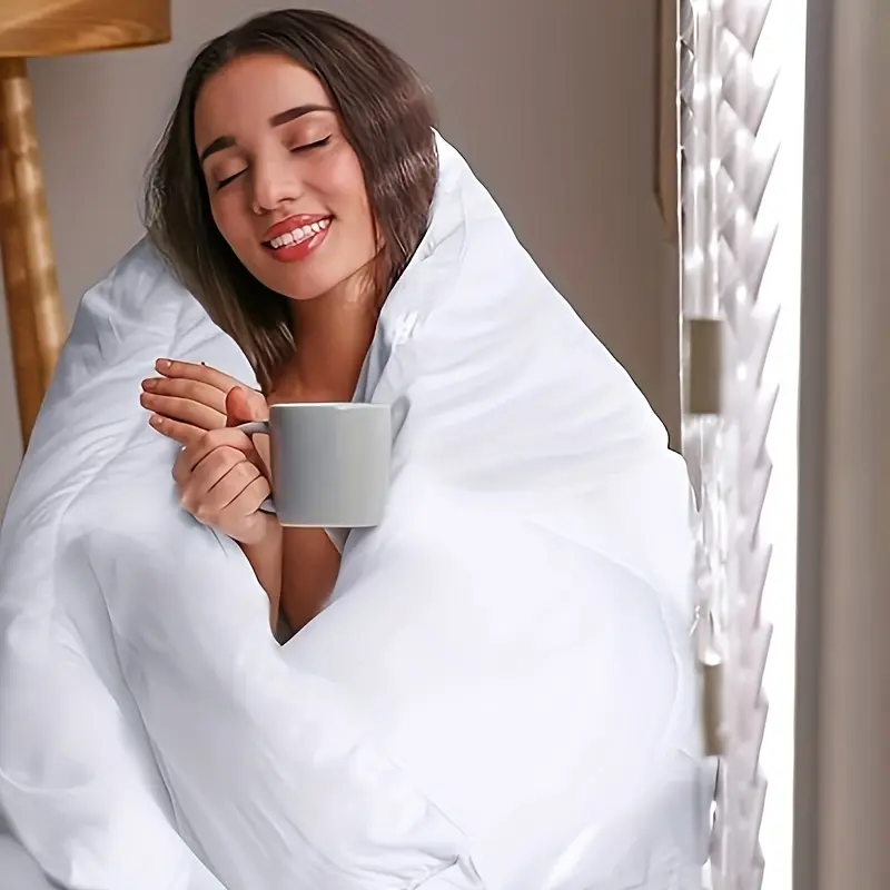 Duvet Large Warm  Duvet Core - Light Weight, Comforter Comfortable  Soft and breathable down, you can enjoy a comfortable sleep  King Size