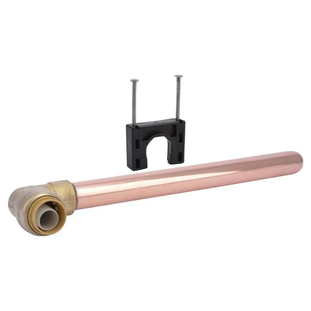 Reliance Worldwide 4009291 0.5 in. Push-to-Connect (PTC) Copper Pipe Stubout Elbow, Plumbing Pipe Fittings for Tools & Hardware Applications