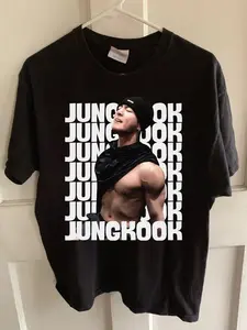 JK At The Gym, JK Shirt, JK Body Weightlifting Gym Shirt, Korean Celebrities Shirt, Army gift for fan, Kpop shirt