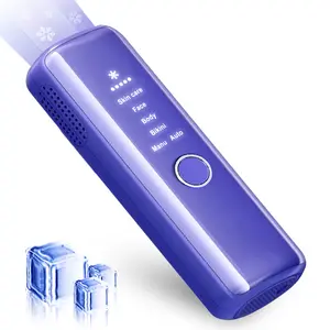 Mindrain IPL Hair Removal,IPL Hair Removal device,Ice Cooling,Home use Hand-hold Hair Remover,Skin Sensor for Nearly Painless,mild,Permanent hair removal for women and man.