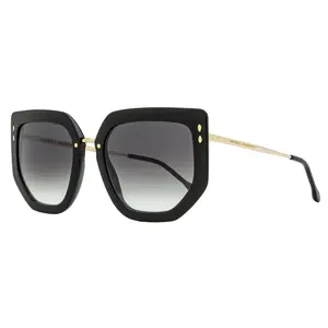Isabel Marant Geometric Butterfly Sunglasses IM0149S 2M29O Black/Gold 55mm
