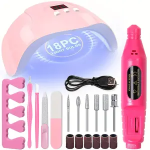 Nail Art Tool Set, Nail Art UV Lamp,Gel Nail Polish Glue Drying Machine,Electric Nail Drill, Low Noise Gel Art Remover,Electric Nail Drill Bits ,Nail art brushes,Nail Art Painting Pen, Nail art rhinestones,Premium Mani-Pedi Tools, Nail Art Kit, Manicure