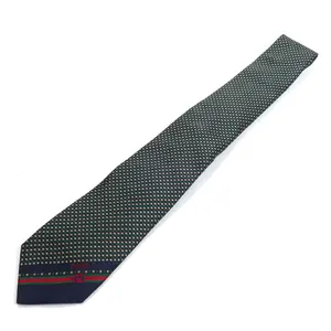 Pre-owned GUCCI Silk Small Leather Goods Animaliere Bee Tie