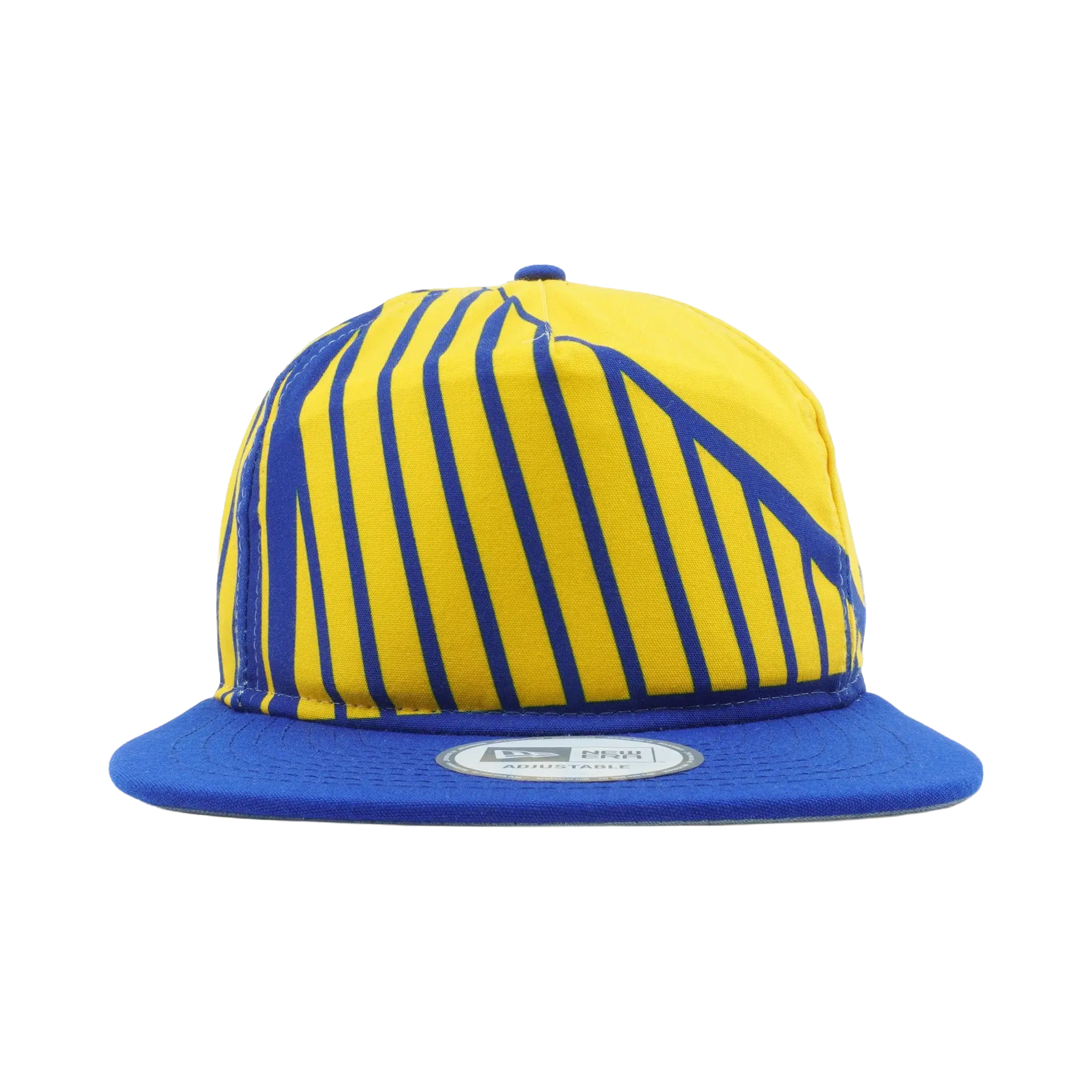 9FIFTY Golden State Warriors Street Flow Snapback Hat "Yellow and White / Blue - Brim" NE558