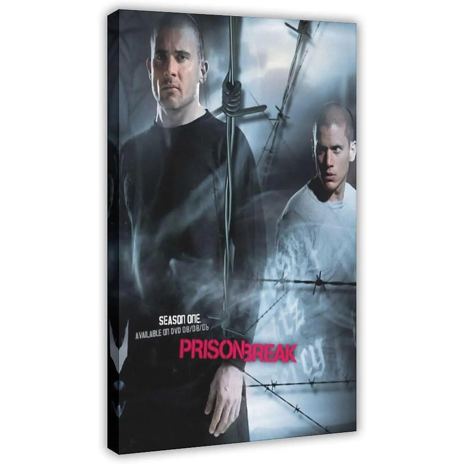 Prison Break Suspense TV Series Canvas Poster Painting - Home Supplies, Customizable Multi-Size Wall Art Decor, Living Room Bedroom Gift, Restaurant Cafe Decor as the Image Shows, Decorative
