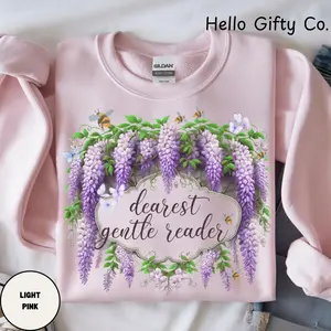 Dearest Gentle Reader Sweatshirt, Bridgerton Sweater, Spill The Tea Sweater, Whistledown Society Papers Unisex Crewneck, Bridgerton Fan Gift