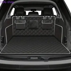 Waterproof Dog Car Trunk Mat - Non-Slip Pet Cargo Liner with Side Flaps, Durable Travel Backseat Protector for SUV & Trucks