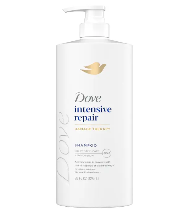 Dove Intensive Repair Shampoo for Damaged Hair & Breakage 28oz | Helps protect against future hair breakage and regenerate hair strength with Amino Serum & Bio-Protein Care