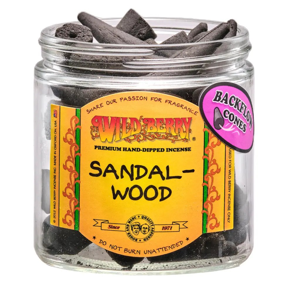 Sandalwood Backflow Cones