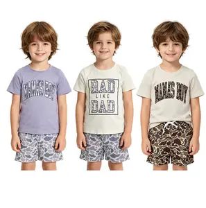 Toddlers Clothing Mamas Boy Camo Boy Set Cute Kids Clothes