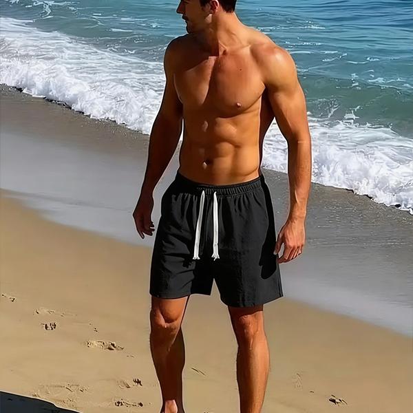 Men's 2PACK Casual Sweat Shorts, Soft Comfy Summer Lounge Shorts, Breathable Gym Daily Wear Streetwear