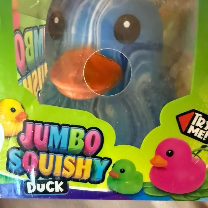 Giant tye dye Duck Squishy