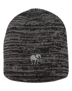 Elephant Embroidered Knit Beanie Cap