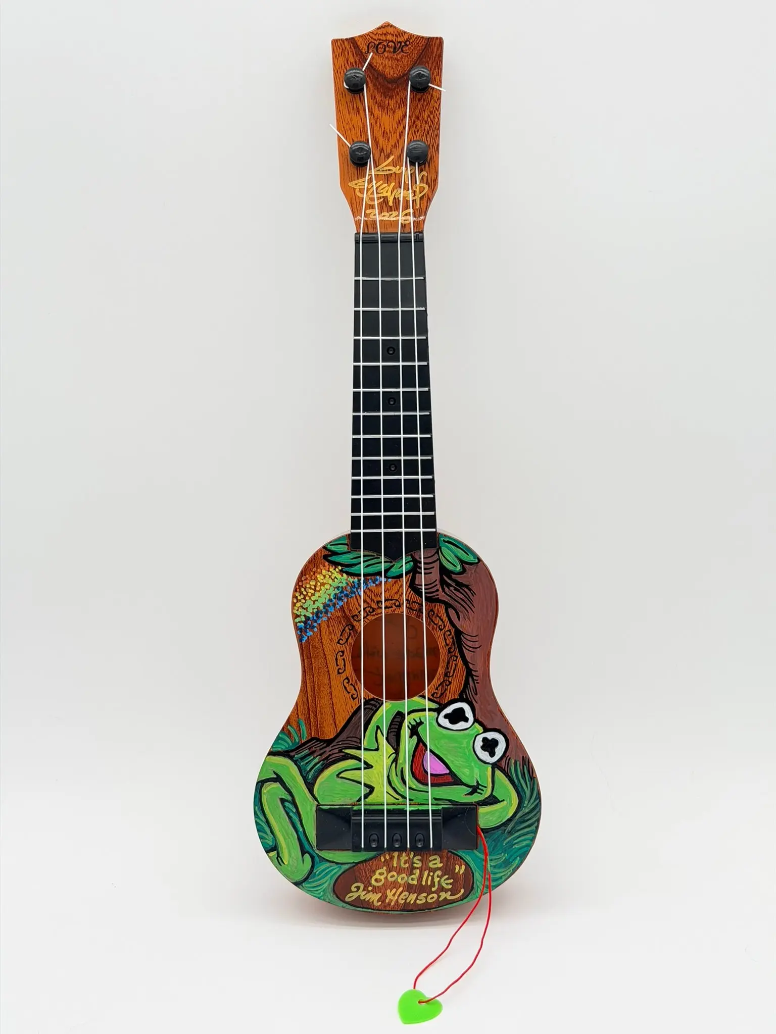 "It's a Good Life" Kermit Mini Ukulele - Guy Gilchrist Original
