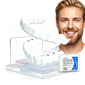 [3 PACK] Snap On Veneers Smile Hack for InstantConfidence - Porcelain Look 1-Minute Custom Fit, MoldableComfortable Unisex, Photo-Ready Hide Stains & MissingTeeth Daily