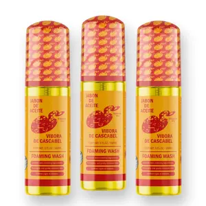 3 Pack Jabon De Aceite de vibora de cascabel FOAMING WASH (LAVADO ESPUMOSO) 150 ml Gentle on skin NOURISHING FORMULA premium quality ORIGINAL PRODUCT