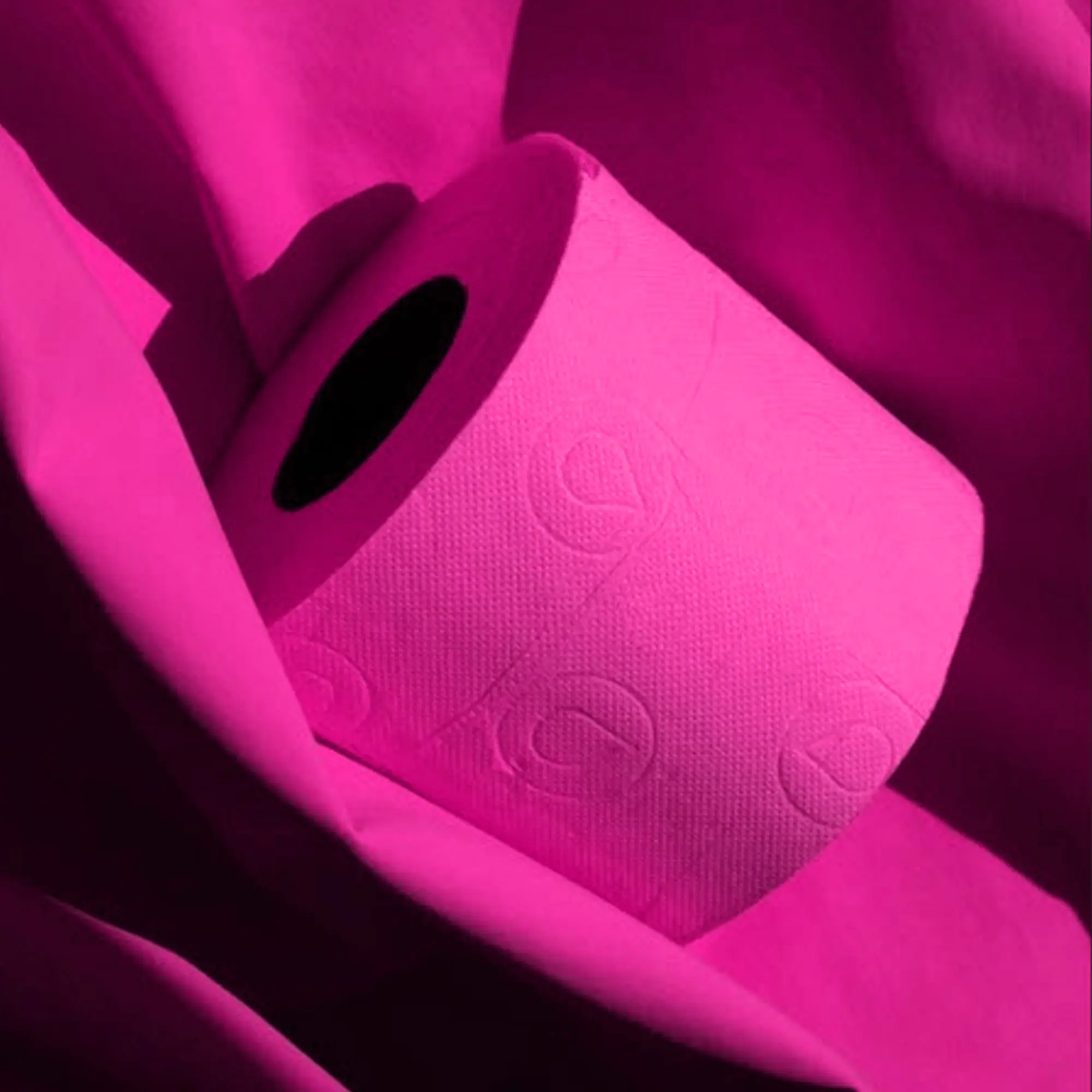 Renova Pink Toilet Paper 3-Ply -Ideal for Decorating Your Home or Office - Pack of 6 Compact Rolls- 140 Sheets - Eco-label Certified - Dermatologically Tested - Septic Safe - Sustainable & Soft