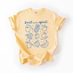 Fruit Of The Spirit T-Shirt | Butter Yellow
